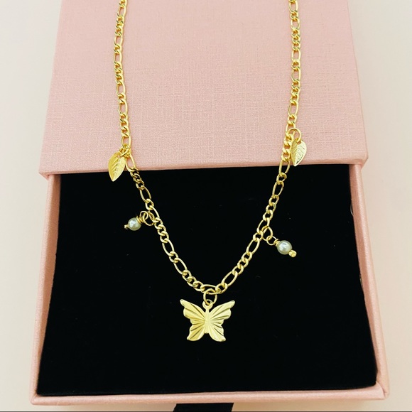 Butterfly Charm Necklace - Picture 4 of 7